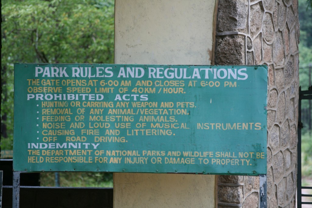 Do not Molest the animals